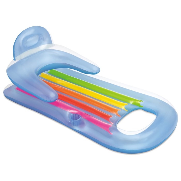 Матрас-кресло для плавания «Королевский», 160 х 85 см, цвет МИКС, 58802NP INTEX Матрас-кресло для плавания «Королевский», 160 х 85 см, цвет МИКС, 58802NP INTEX