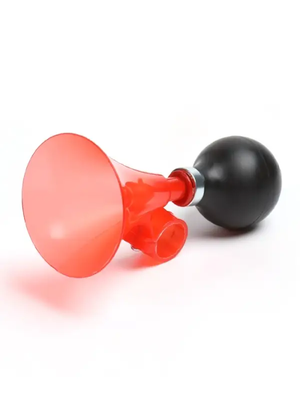 Клаксон, пластиковый, красный