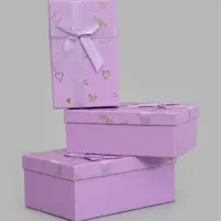 Набор подарочных коробок 3 в 1, прямоугольные 23&times;16&times;9.5 21&times;14&times;8.0 19&times;12&times;6.5 см