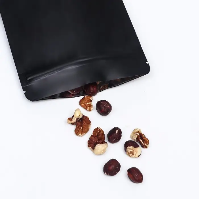 Пакет дой-пак, матовый, чёрный с окном, 12×20×4 см Пакет дой-пак, матовый, чёрный с окном, 12×20×4 см