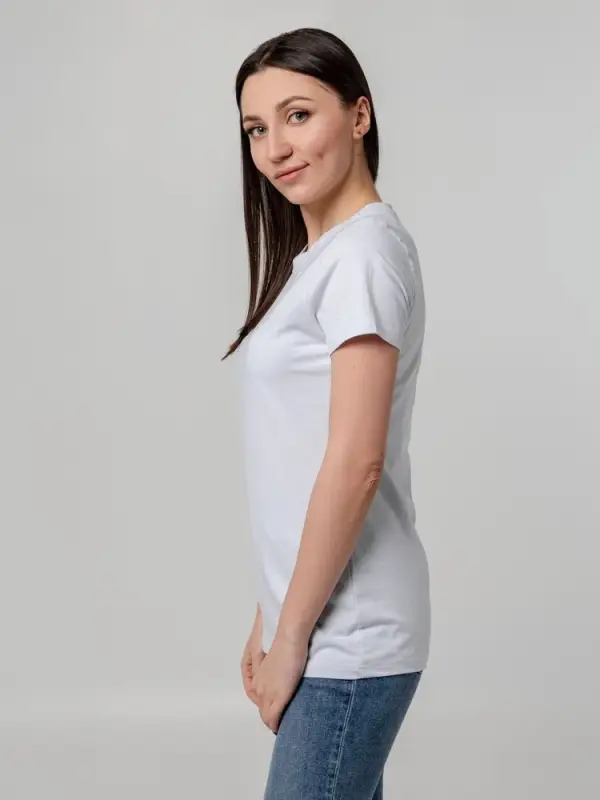 Футболка женская T-bolka Stretch Lady, белая, размер S Футболка женская T-bolka Stretch Lady, белая, размер S