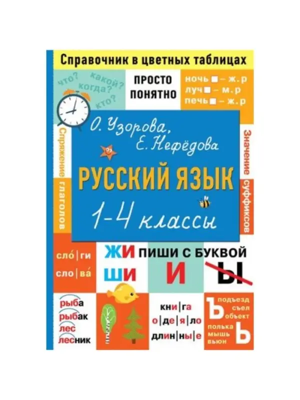 Справочник &laquo;Русский язык. Просто и понятно&raquo; 1 - 4 классы, Узорова О.В., Нефёдова Е.А.
