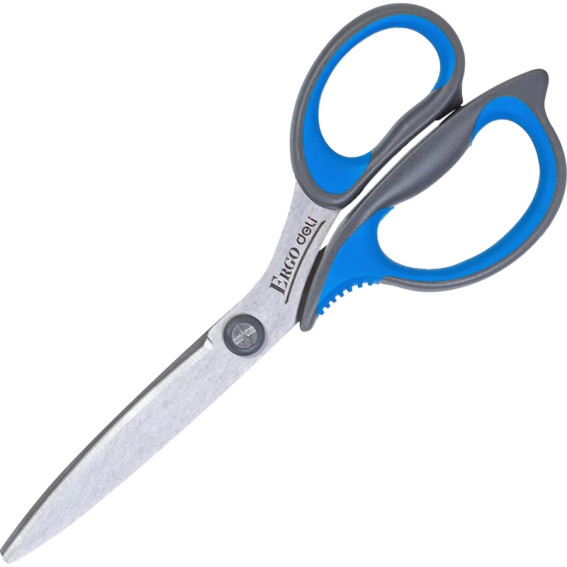 Ножницы Deli E77759 Soft офисные 170мм ТПЭ сталь ассорти блистер