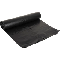 Мешки для мусора ПВД 120л 80мкм 10шт/рул черные 70x110см Luscan_СПБ