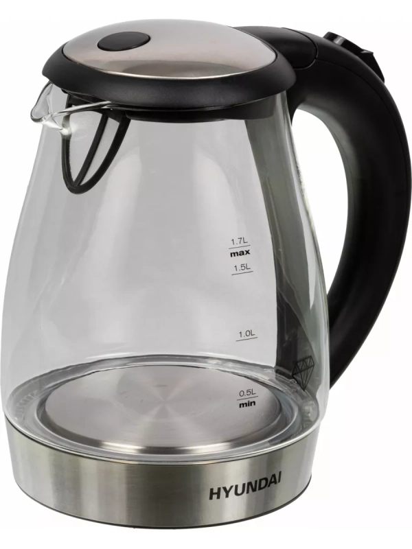 Чайник HYK-G2030 1,7л 2200Вт черный (стекло)