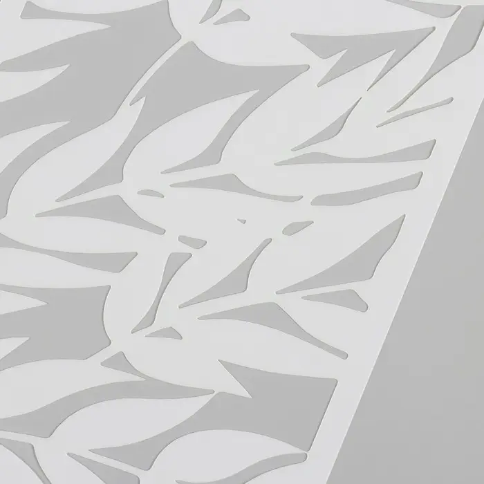 Трафарет фоновый пластик  Трафарет фоновый пластик "Лиственница" 12х20 см