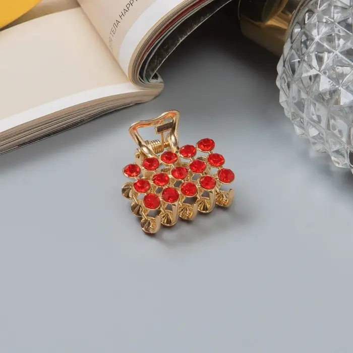 Крабик для волос &laquo;Классик&raquo;, 2.5 см, золотистый МИКС