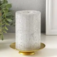 Подсвечник "Чашка на подставке" 10 см, золото