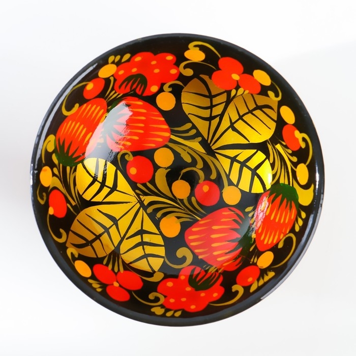 Солонка  Солонка "Каравай", 7х3 см, хохлома