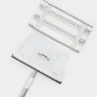 Щётка для окон, телескопическая алюминиевая ручка 59(103) см, водосгон 20.5 см, насадка из микрофибры 20.5&times;12 см