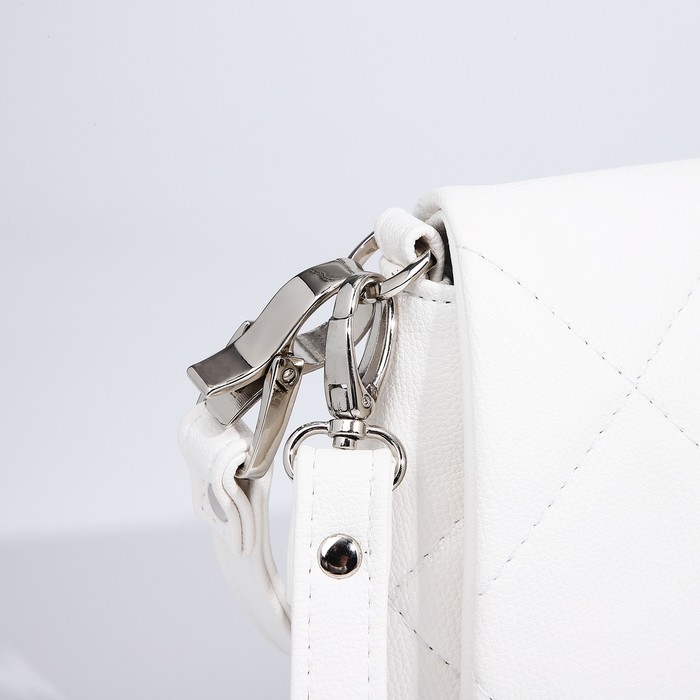 Сумка женская TEXTURA, мессенджер, маленький размер, цвет белый Сумка женская TEXTURA, мессенджер, маленький размер, цвет белый