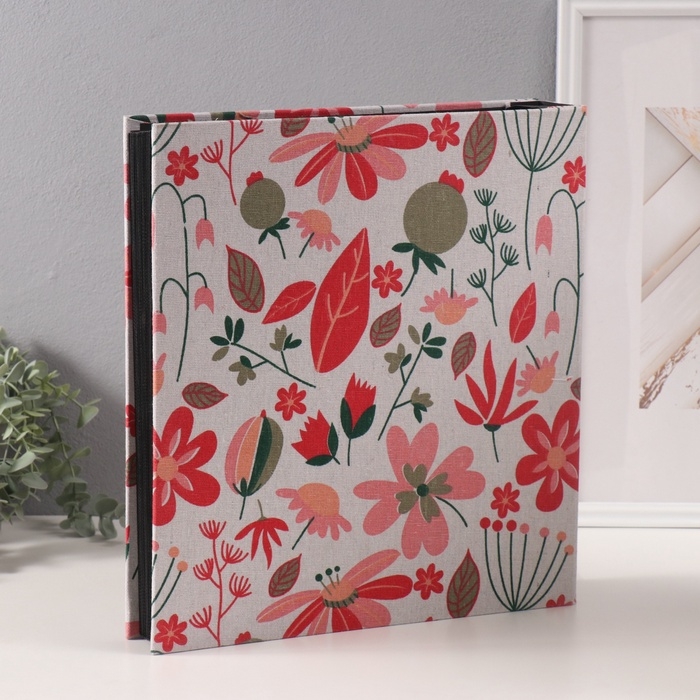Фотоальбом на 1000 фото 10х15 см Фотоальбом на 1000 фото 10х15 см "Садовые цветы" МИКС 4,6х33,4х36 см