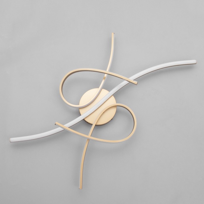 Светильник Светильник "Модес" LED 56Вт 4000К золото 100х50х9 см BayerLux