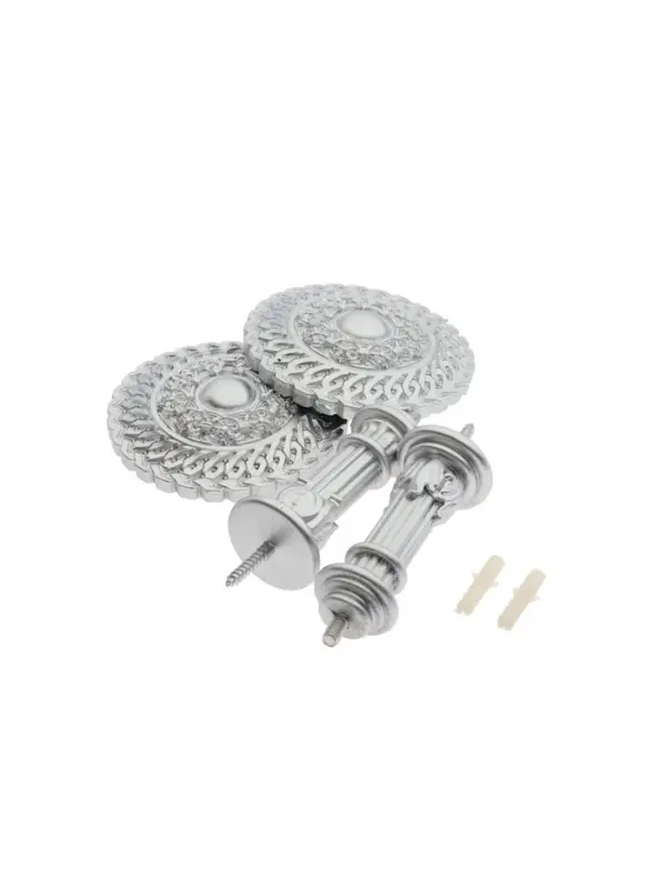 Держатель для штор CAPPIO KS030, d=95 мм, цвет серебро, 2 шт.