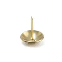 Гвозди ТУНДРА, декоративные, обивочные, 19&times;22 мм, золото, 200 шт.