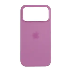 Чехол iPhone 17 Pro Silicone Case 100% ORG (MagSafe + анимация NFC Clear) c LOGO Electric Lavender