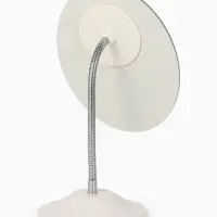 Зеркало настольное, овальное, на гибкой ножке, 16.5&times;23/28 см, (13.5&times;16.5 см)