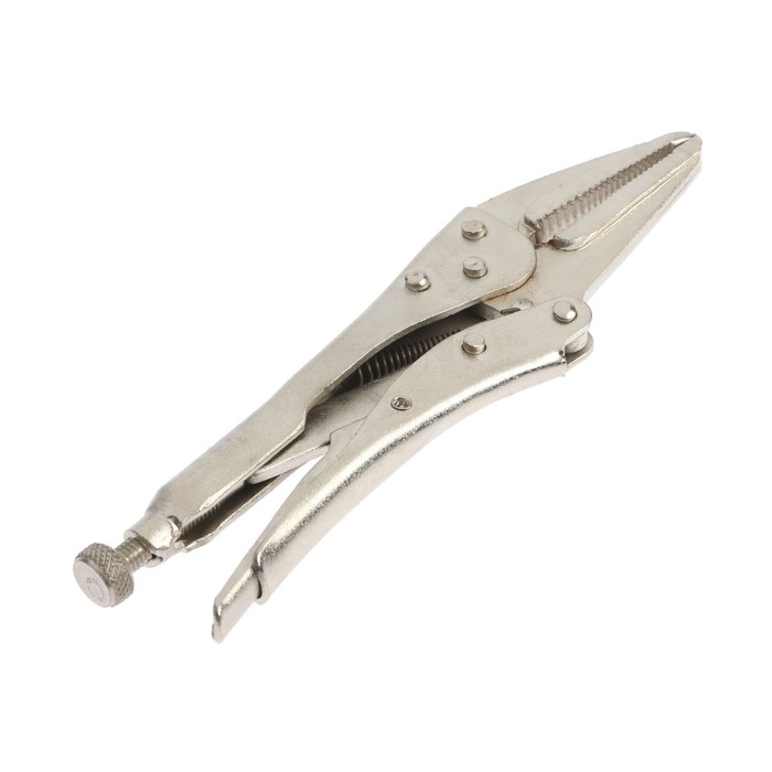 Зажим ручной ТУНДРА, удлиненный плоский захват, с фиксатором, 115 мм Зажим ручной ТУНДРА, удлиненный плоский захват, с фиксатором, 115 мм