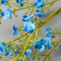 Цветы искусственные "Вероника Георгия" 92 см, голубой