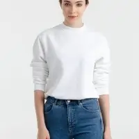Толстовка New Supreme 280, серый меланж, размер S