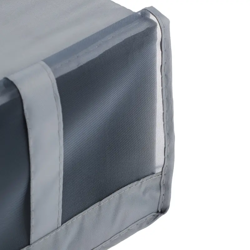 VETTA Швеция Короб для обуви складной на молнии, 34х22х16см, полиэстер, ПЕВА, серый