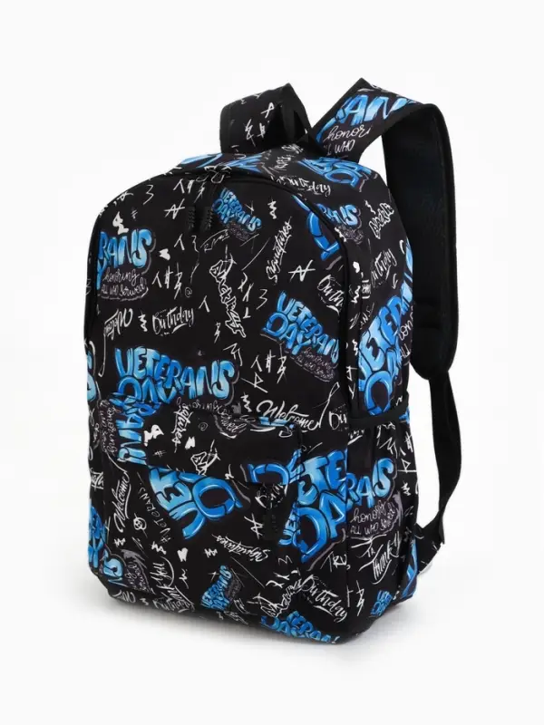 Рюкзак школьный, 3 кармана, 1 отделение, 30&times;13&times;42 см, синий