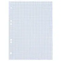 Сменный блок для тетрадей на кольцах А5, 80 листов в клетку, Calligrata, белый 100%