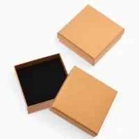 Набор короборчек подарочных 6 шт. под набор "Крафт", 9*9 см, цвет бежевый (10901376)