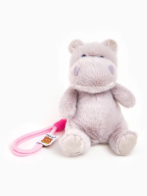 Мягкая игрушка на подвесе "Милый бегемотик", 16 см