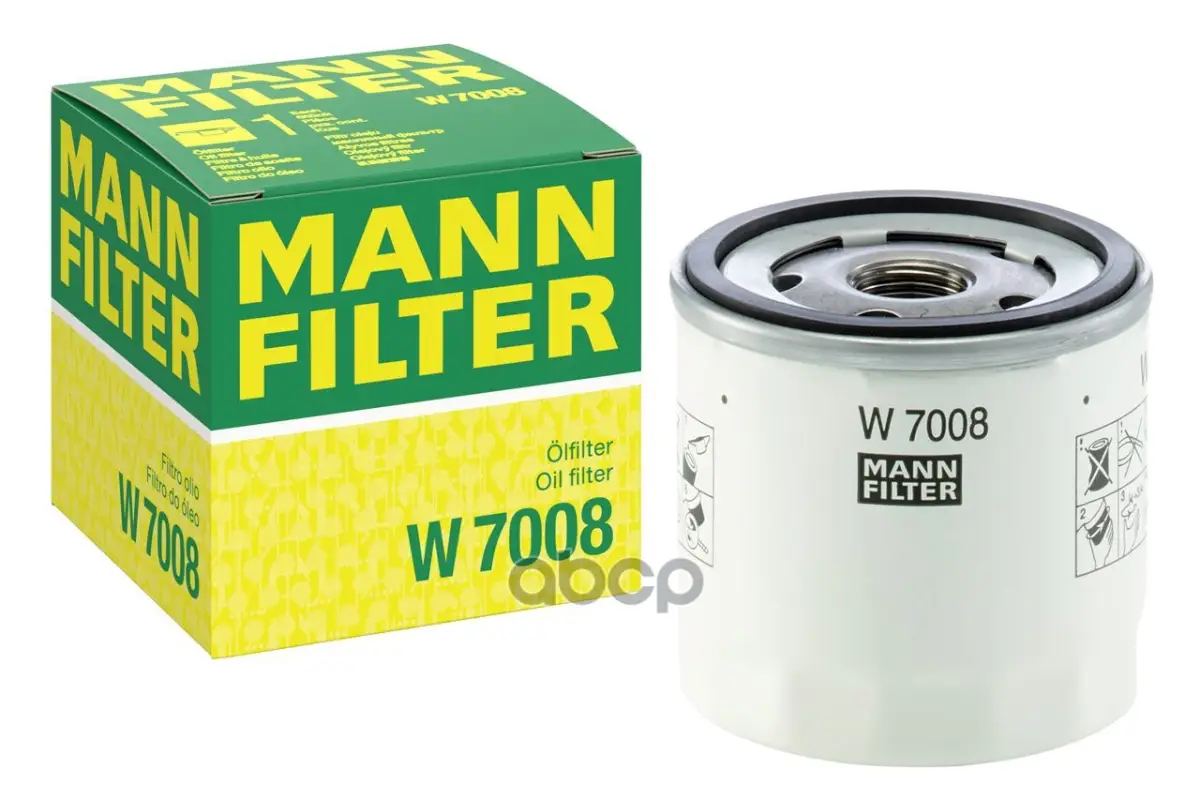 фильтр масляный MANN-FILTER арт. W7008