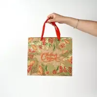 Набор новогодних пакетов &laquo;Новый Год&raquo;, 12&times;15&times;5.5 см, 23&times;18&times;10 см, 27&times;23&times;11.5 см