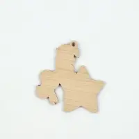 Елочное украшение «Лошадка и звезда», 7.3×7.8 см