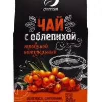 Травяной чай натуральный с облепихой, 80 г
