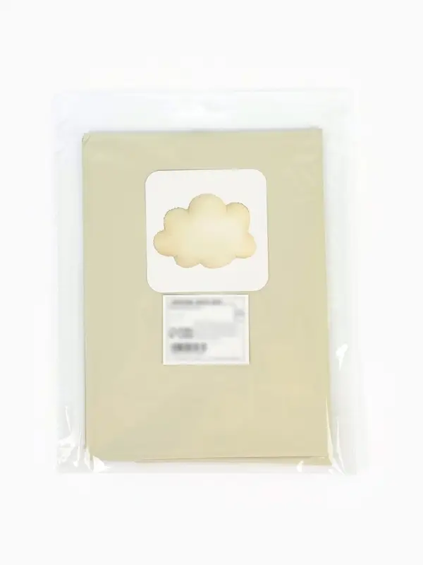 Воздушный шар фольгированный 27" "Облако" цвет бежевый, матовый