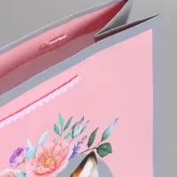 Пакет подарочный ламинированный "Милый котик" 26 х 12 х 32 см