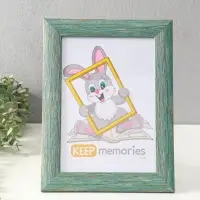 Фоторамка для фото 21&times;30 см Keep memories Luxe Elegance, с ножкой, пластик, морской, (пластиковый экран)