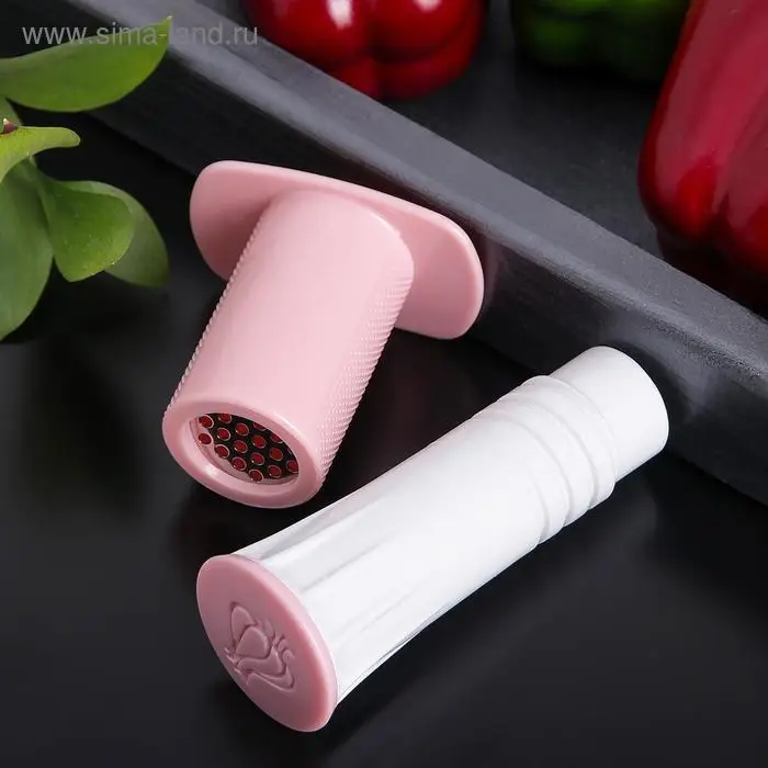 Пресс для чеснока Доляна «Конус», 11 см, цвет МИКС Пресс для чеснока Доляна «Конус», 11 см, цвет МИКС