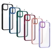 Чехол iPh 14 Plus цветной бампер