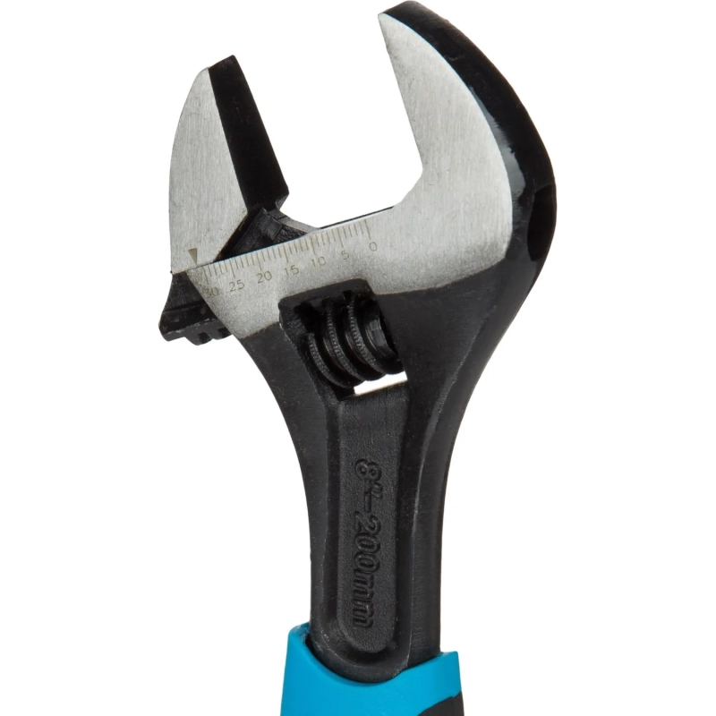 Ключ разводной 200 мм Topfort из углеродистой стали, пластиковая ручка