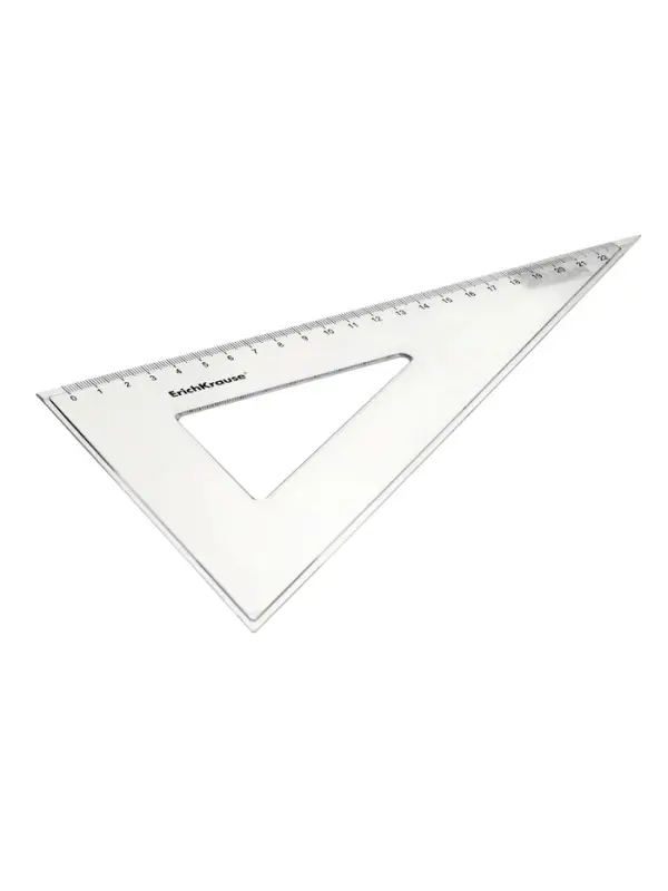 Треугольник 60*, 22 см, ErichKrause Clear