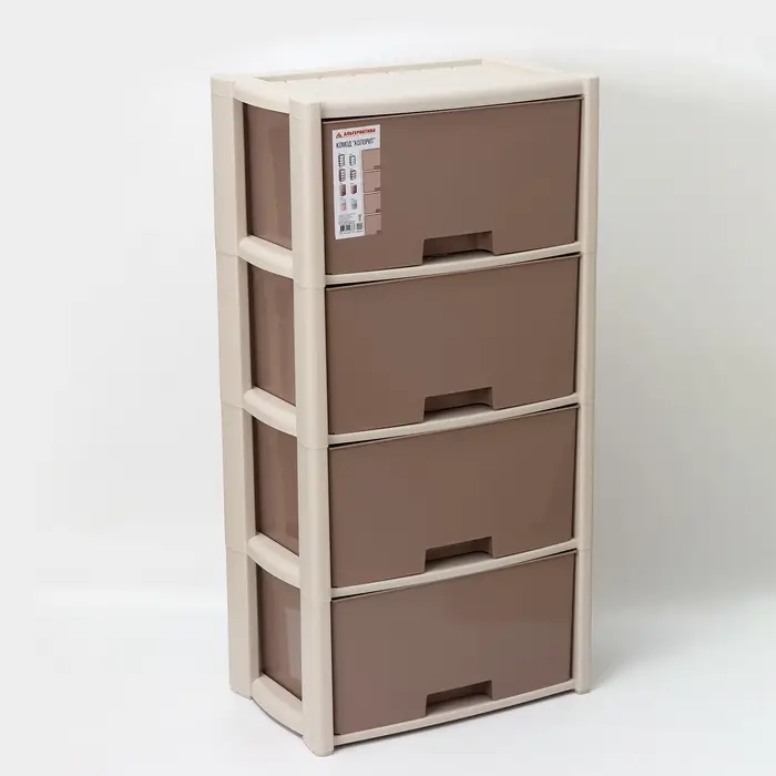 Комод 4-х секционный &laquo;Колорит&raquo;, МИКС