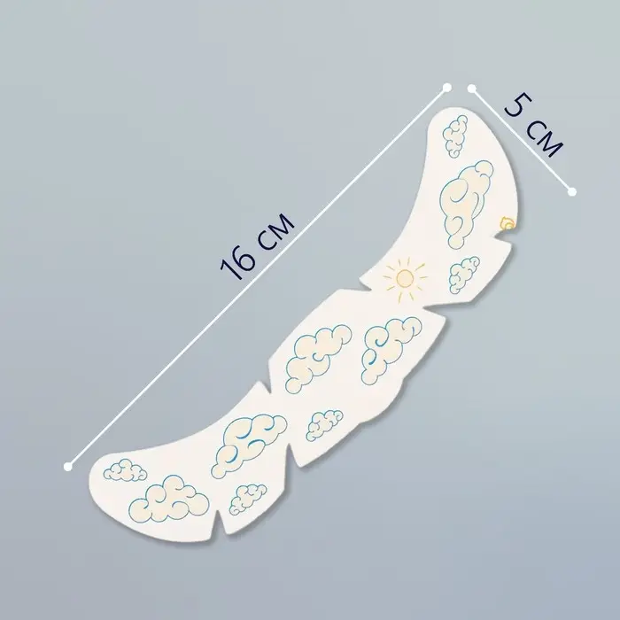 Переводная тату на тело цветная «Веснушки. Облака», 16×5 см Переводная тату на тело цветная «Веснушки. Облака», 16×5 см
