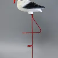 Садовая фигура из полистоуна &laquo;Аист&raquo;, 66&times;40&times;15 см