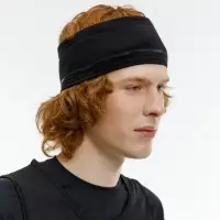 Спортивная повязка утепленная Jogge, черная