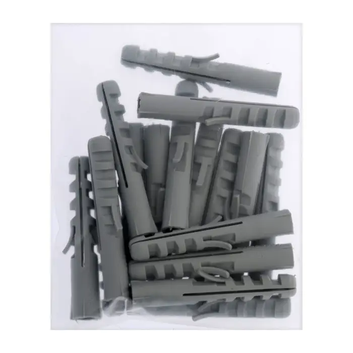 Дюбель ТУНДРА, тип S, распорный, полипропиленовый, 8х50 мм, 16 шт