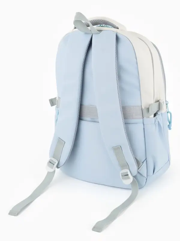 Рюкзак школьный, с кошельком, 4 кармана, 33&times;14&times;43 см, голубой