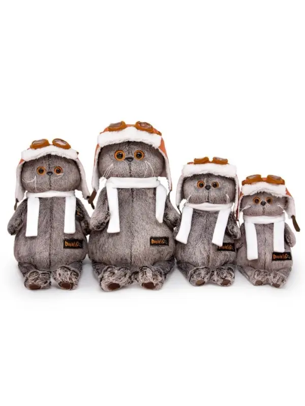 Мягкая игрушка &laquo;Басик в шлеме и шарфе&raquo;, 19 см