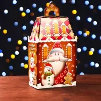 Подарочная коробка«Пряничный» 14.6×8.2×32 см