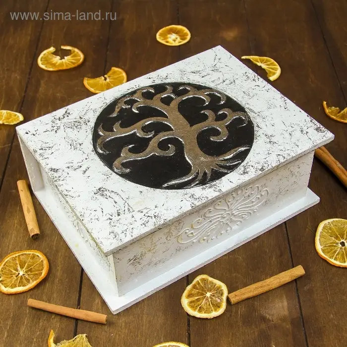 Шкатулка "Вечность" 24х18х9 см, МДФ