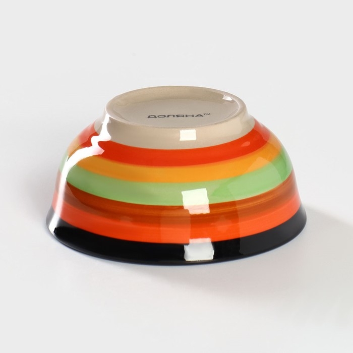 Миска керамическая Доляна «Индия», 300 мл, d=11 см, цвет оранжевый Миска керамическая Доляна «Индия», 300 мл, d=11 см, цвет оранжевый